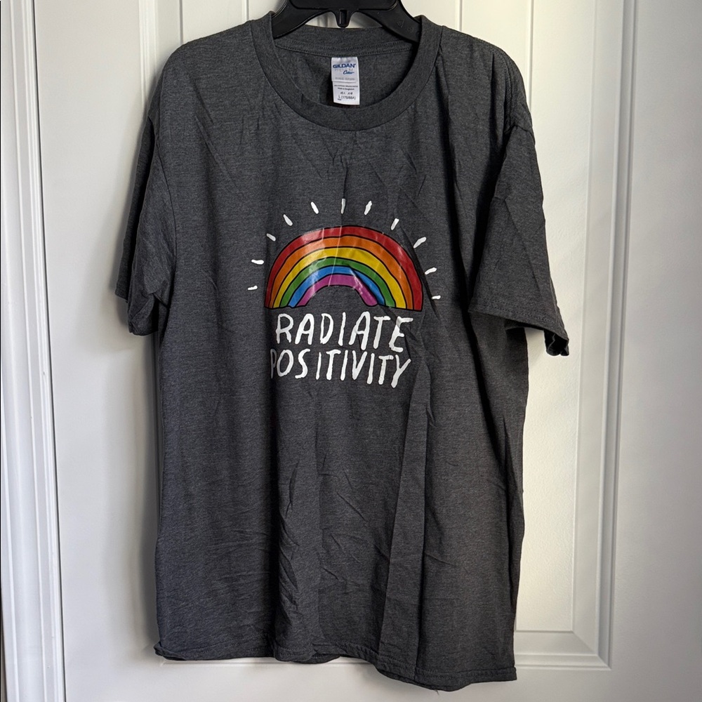 Rainbow Positivity Tee